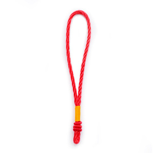Cordon en nylon à trois boucles pour porte-clés, accessoires de bijoux, petit cordon suspendu multicolore tricoté à la main - Product Image 5