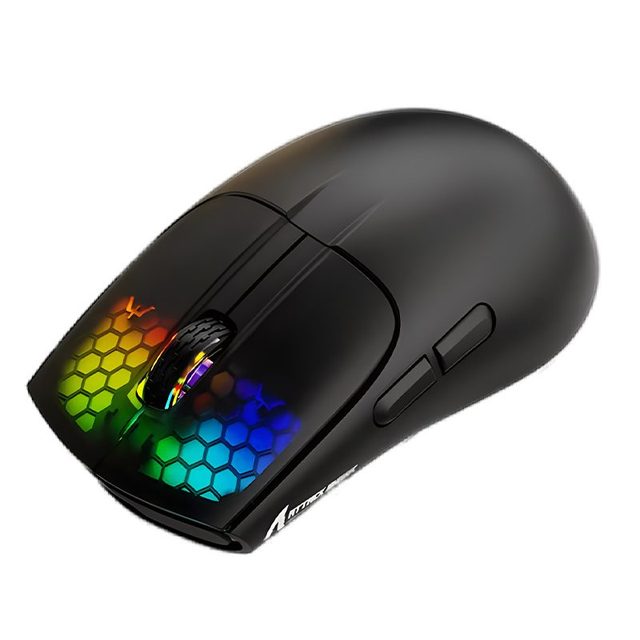 ATTACK SHARK X5 RGB Tri-Mode Wireless Gaming Mouse PAW3212 Optical Sensor 4000 DPI 49g Lightweight Rechargeable Mouse