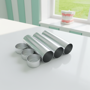 أنبوب ألومنيوم فارغ لطب الأسنان مصنوع من مادة فالبلاست المرنة لمختبرات طب الأسنان - Product Image 4