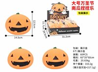 Runfeng Squishy Unisexe Halloween Citrouille Souriante Géante Anti-stress à Rebond Lent, Emballage en Vrac, Forme Dumpling, 5 à 7 ans