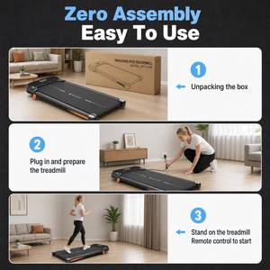 <span class=keywords><strong>Caminadora</strong></span> Manual Inclinable para Debajo del Escritorio, Mini <span class=keywords><strong>Caminadora</strong></span> para Uso en Oficina y Hogar, con Inclinación Ajustable - Product Image 6