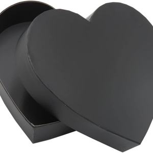 Caja de Regalo de Cartón con Forma de Corazón Vacía con Tapa, Empaque para Fresas - Product Image 4