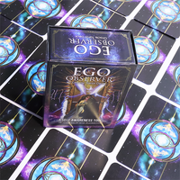 Jeu de cartes de tarot en papier personnalisé, 78 jeux, impression, vente en gros, fabricant 100%, haute qualité, belles cartes de tarot de divination