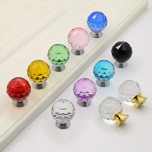 Sophisticated round Handle Metal <b>Glass</b> Ball Drawer Cabinet <b>Door</b> Furniture Hardware for Kitchen & Bedroom Dresser Usage - Product Image 1