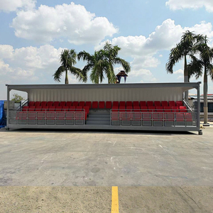 Contenedor <span class=keywords><strong>Gradas</strong></span> Plegables de 20/40 pies <span class=keywords><strong>para</strong></span> Espectadores Deportivos, Asientos Tipo Banco <span class=keywords><strong>para</strong></span> Fútbol, Baloncesto y Otros Deportes - Product Image 4