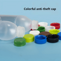Bouteille à jus en plastique PP semi-transparente haute résistance à la température avec bouchon de 38 mm, grande capacité, 400 ml, 500 ml, 1000 ml, 1250 ml