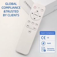 Mini télécommande infrarouge sans fil blanche à 13 boutons, prix de gros, pour Smart TV/PC/Boîtier Android TV/Boîtier décodeur, etc.