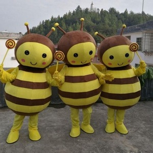 Nouveau Costume de Mascotte Gonflable en Peluche Abeille, Jouet de Dessin Animé Ambulant pour Promotions, <span class=keywords><strong>TikTok</strong></span> et Spectacles Scéniques - Product Image 2