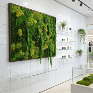 Art mural en mousse préservée sur mesure, fait main, écologique, panneau de mousse naturelle <span class=keywords><strong>pour</strong></span> la réception de bureau, le hall d'hôtel, décoration murale en mousse - Product Image 6