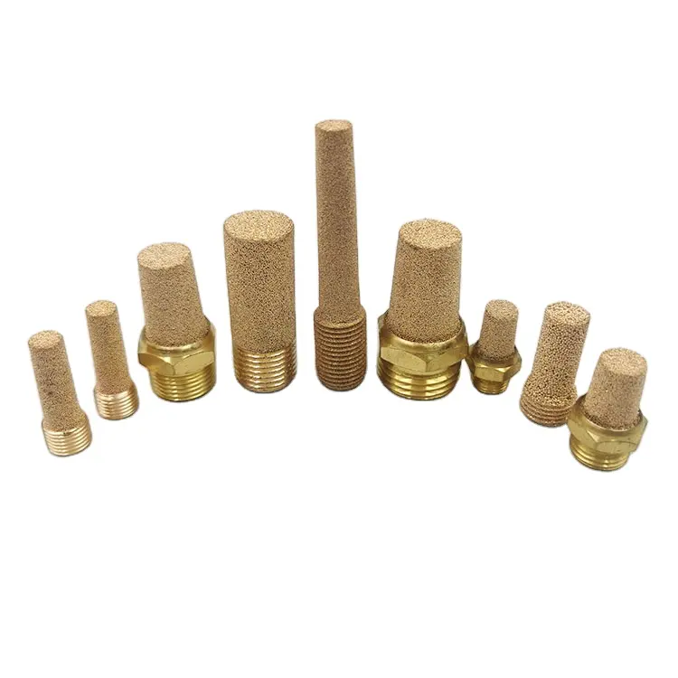 Bronze Powder Sintered Filter Pneumatic Brass Air Filter