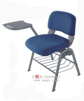 Chaise de dessin et d'écriture pour étudiants avec tablette intégrée pour la salle de classe - Bois durable et écologique