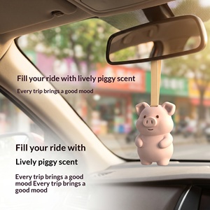 Ornement parfumé cochon mignon, diffuseur de parfum, breloque suspendue pour voiture, maison, armoire, multi-usages - Product Image 3