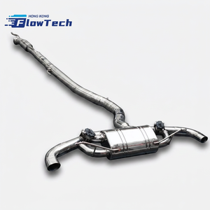 ระบบท่อไอเสียแบบวาล์วประสิทธิภาพสูงสำหรับ Mercedes Benz AMG CLA45 CLA45s ท่อไอเสียสแตนเลสพร้อมปลายท่อเก็บเสียง - Product Image 2