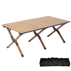 Table omelette pliante d'extérieur avec <span class=keywords><strong>sac</strong></span> de transport Table de pique-nique d'extérieur pliante de camping enroulée - Product Image 5