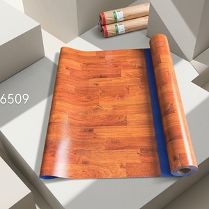 Rouleau de revêtement de sol en PVC économique, imperméable et anti-rayures, en vinyle plastique, pour appartement, atelier, centre commercial - Product Image 1