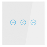 Interrupteur intelligent WiFi Tuya EU/UK, variateur de lumière LED, interrupteur tactile en verre mural, minuterie, télécommande marche/arrêt pour Alexa Google Home