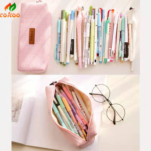 Astuccio in Tessuto Personalizzabile di Grande Capacità, Custodia Rettangolare con Cerniera <span class=keywords><strong>per</strong></span> Studenti, Portapenne in Poliestere con Logo - Product Image 3