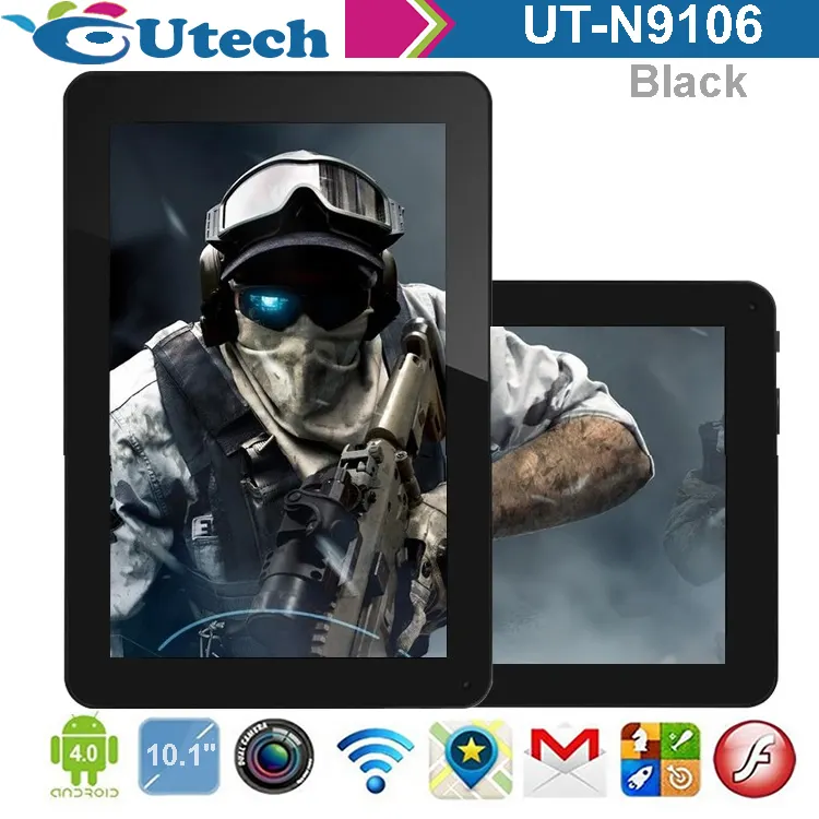 10,1 pulgadas más barato Android Tablet PC soporte de tarjeta SIM dual GPS, construido 3G 2GB Ram 3G teléfono móvil MTK 6592