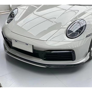 Kit carrosserie en fibre de carbone pour modification et amélioration de voiture 2019-2025, lèvre avant compatible avec 911 992 - Product Image 1