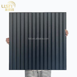 60*60cm carbón negro muestras gratis estilo moderno <span class=keywords><strong>pegamento</strong></span> a pared Akupanel NRC0.9 paneles acústicos absorbentes de sonido - Product Image 1