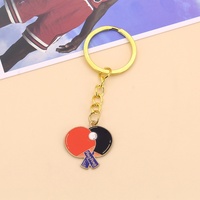 Porte-clés en alliage sur le thème du sport, pendentifs de sac pour fans de football, basketball, tennis, volleyball, marque OEM Yiwu pour la Journée sportive scolaire