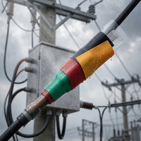 Reboil RB-A200 35kV Selbstverschweißendes Silikonkautschukband Feuerfest Wasserdicht UV-Beständig Elektrisches Isolierband 0,6m