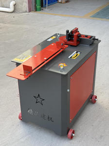 Máquina Dobladora de Varillas de Acero Tipo GF25, Diseño Compacto Rojo, Maquinaria de Construcción - Product Image 3