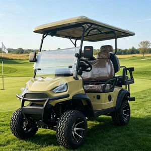 Carrito de Golf de 4 Plazas con Asientos Espaciosos, Conducción Suave, Fuerte Agarre al Terreno, Útil para Caminos No Públicos - Product Image 1