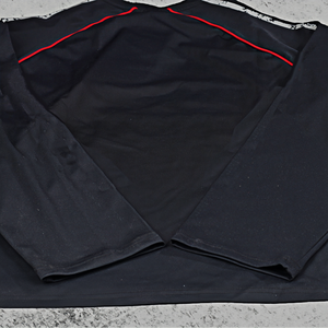 เสื้อยืดคอวีพิมพ์ลายตัวอักษรแนวสตรีทแฟชั่นใหม่ ทรงหลวม ระบายอากาศได้ดี ไม่ยับ ทรงเข้ารูป สไตล์โอเวอร์ไซส์ ลายทาง  รับสั่งทำ - Product Image 3