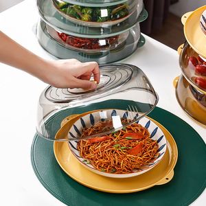 Cubierta de Plástico Aislante para Alimentos, Estante de Almacenamiento Multicapa, Diseño a Prueba de Polvo e Insectos, Uso Doméstico Sostenible - Product Image 2