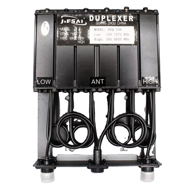 Two-way Radio Repeater VHF UHF Duplexer 136-174MHz 50W Bandpass Duplex Low VSWR RF Duplexer