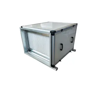 Built in initial and medium efficiency filtering Square box type HTFC cabinet type centrifugal fan box