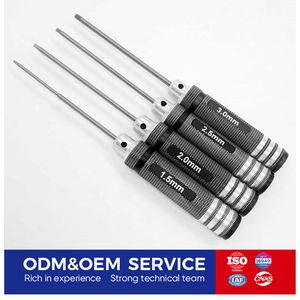 Jeu de tournevis hexagonaux de précision en acier inoxydable de 1,5 mm à 3,0 mm pour la réparation d'électronique, de montres, de téléphones et d'ordinateurs - Product Image 1