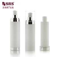 AT002 Flacon sans air rechargeable de 15 ml, 30 ml, 50 ml pour cosmétiques, lotion, tonique
