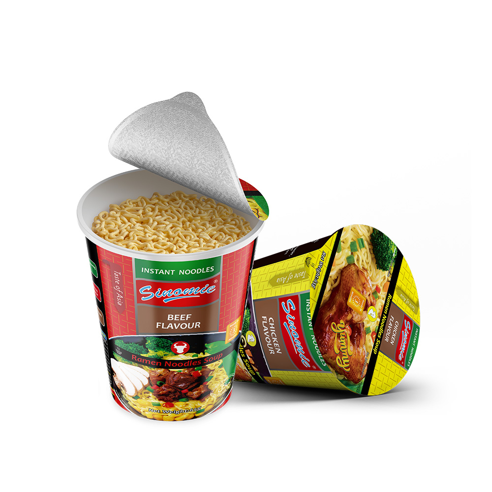 [SINOMIE] grosir mi instan cangkir mie Ramen sup harga rendah 65g