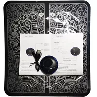 Tapis de massage des pieds portable rechargeable par USB avec structure de vibration micro-sensorielle, équipement de massage par contact