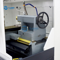 Tour CNC 2 axes CK61125, broche 30-1000 tr/min, tourelle porte-outils 4 postes, largeur de lit 755 mm pour le tournage de brides