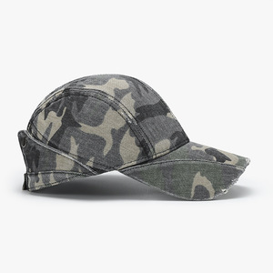 Gorra <span class=keywords><strong>de</strong></span> béisbol ligera, exquisita, gris claro, con camuflaje, personalizada, para fútbol y running, compra al por mayor - Product Image 3