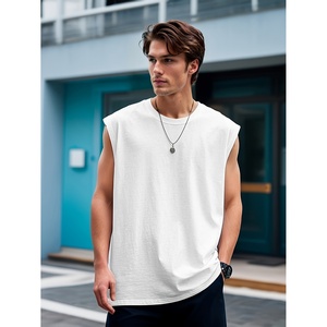 Lightweight & Breathable Summer Men's Gym <b>Sleeveless</b> Tank Tops 100% Cotton Superior Moisture-Wicking - Product Image 6