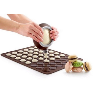 Tapis de cuisson en silicone pour macarons, 48/30 trous, antiadhésif, résistant à la chaleur, pour dropshipping Shopify - Product Image 1