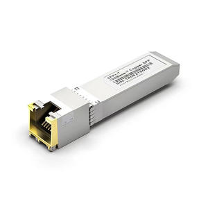 Module émetteur-récepteur SFP+ 10G en cuivre, module émetteur-récepteur à fibre optique pour réseau Ethernet Gigabit, module SFP RJ45 10G, vente chaude - Product Image 1