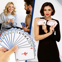 Cartes de poker imprimées Mahjong, écologiques, durables, en papier, personnalisables, à coins carrés, portables, multifonctionnelles, pour les soirées en famille