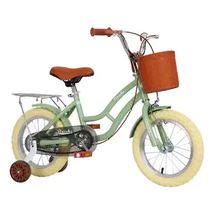 전문 공장 직접 판매 빨강 녹색 어린이 자전거 아기 어린이 자전거 6-10 세 어린이를위한