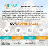 Sistem Pemasangan Panel Surya Atap Genteng Baja Anti Karat OEM, Kit Pemasangan Panel PV, Braket PV, Penyangga Panel Surya Atap |   Tanda Seni