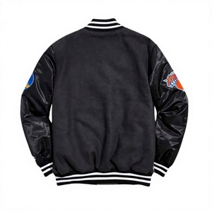 URBANGAZER Premium Quality Men's Varsity Jackets Genuine <b>Wool</b> Patchwork Design Windproof Eco-Friendly High Street Fashionable - Product Image 6