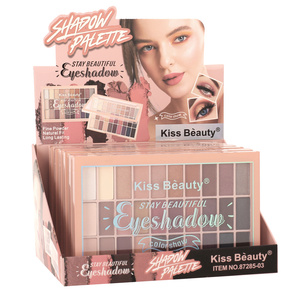 Kiss Beauty Palette <span class=keywords><strong>de</strong></span> fards à paupières longue durée à poudre fine 30 couleurs, ajustement naturel, logo personnalisé, maquillage cosmétique <span class=keywords><strong>de</strong></span> marque privée, <span class=keywords><strong>ombre</strong></span> à paupières - Product Image 2