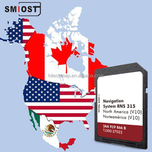 Logiciel de navigation automobile SMIOST <span class=keywords><strong>GPS</strong></span>, accessoires de voiture, appareils, <span class=keywords><strong>carte</strong></span> mémoire SD pour VW <span class=keywords><strong>RNS</strong></span> <span class=keywords><strong>315</strong></span> V10 Amérique Tiguan GTI - Product Image 1