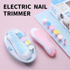 Lime à ongles électrique pour bébé nouveau-né, en ABS, sûre et portable, kit de manucure, lime à ongles, polissage, kit de toilettage, boîte de couleur - Product Image 3