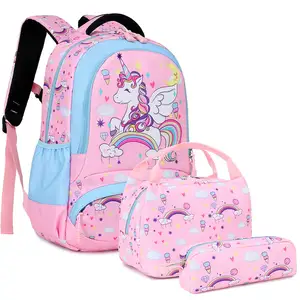 1 Unicorn sırt kız okul çantası çanta su geçirmez sırt çantası kız 3
