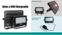 Lampe murale solaire LED avec détecteur de mouvement PIR, étanche IP65, multifonctionnelle, pour activités de camping en plein air